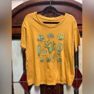 Fifth Sun Mustard Cactus 🌵 Tee